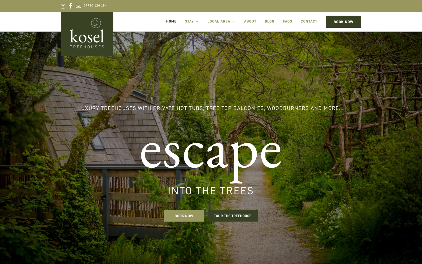 kosel-treehouses-website-design